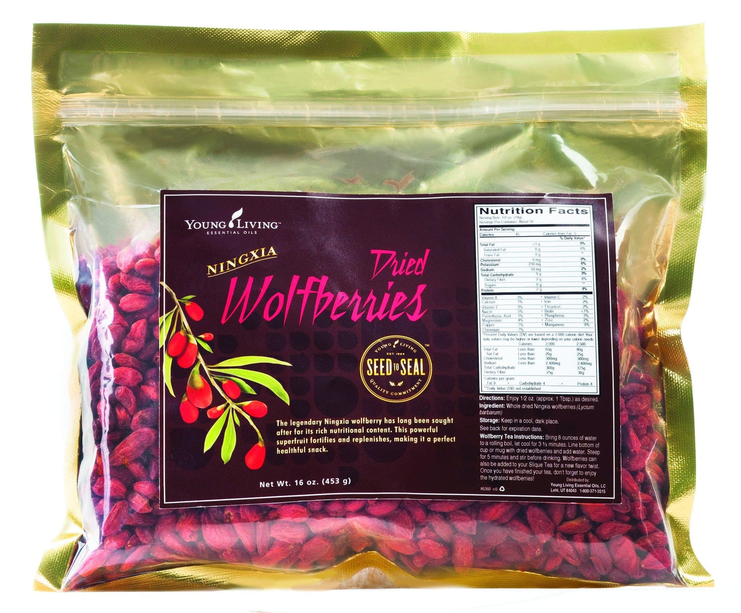 Ningxia Wolfsbeeren (Getrocknet) 453g - oelebase