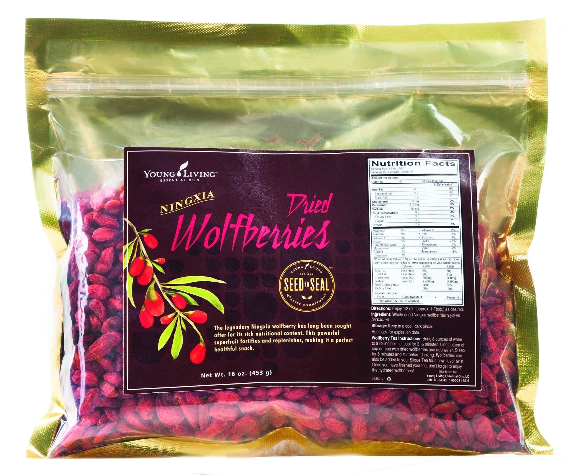 Ningxia Wolfsbeeren (Getrocknet) 453g - oelebase